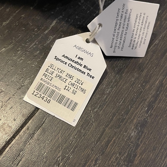 BNWT RARE Jellycat AMUSEABLES BLUE SPRUCE Christmas Tree 11" RETIRED holiday - Picture 7 of 7